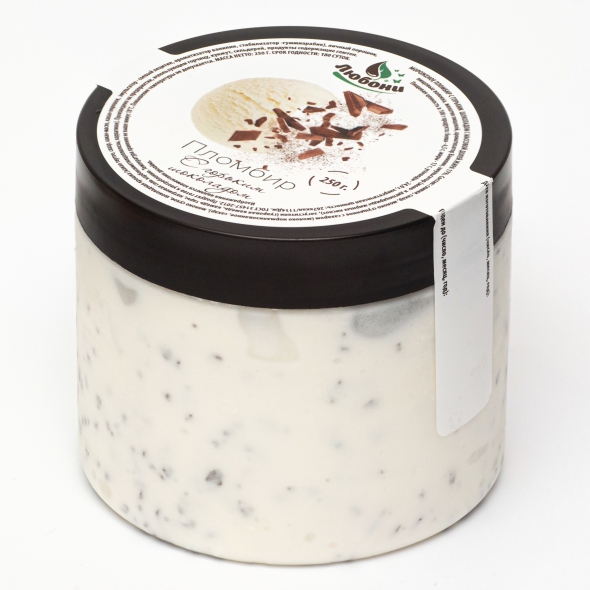 Пломбир «С горьким шоколадом», 250 г.